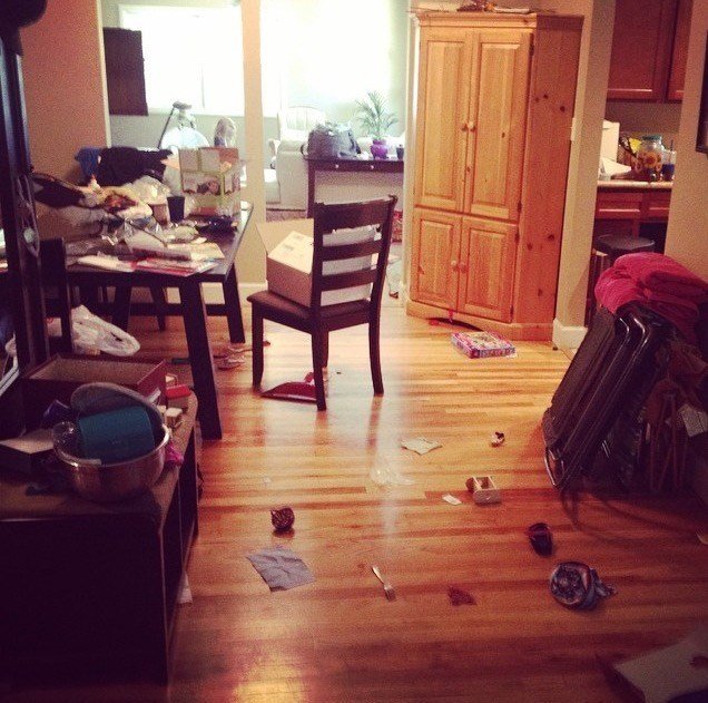 it's pretty much never better than this unless we have people coming over.