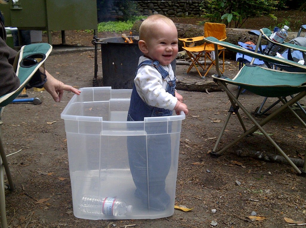 Georgia in the bin.