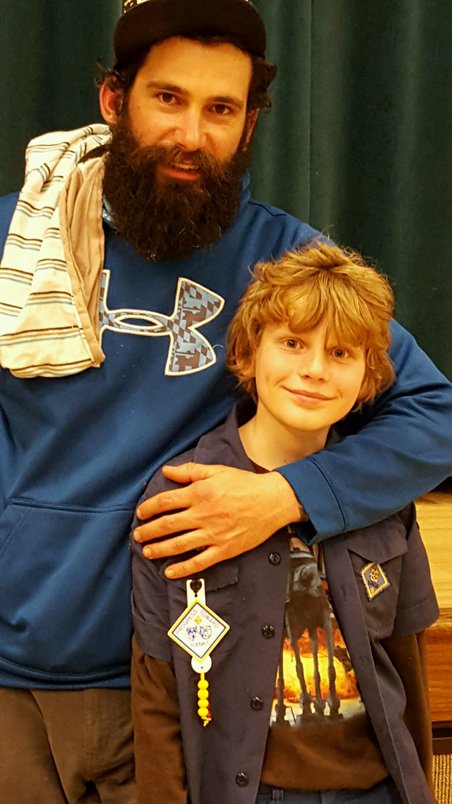 He's still taking the kids out of the house so I can write. He did it last night. All 4 kids to Rocket's Boy Scout event. I finished the proposal and sent it off. My mom sent me this photo.